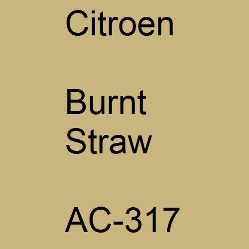 Citroen, Burnt Straw, AC-317.